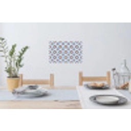 Ornament - Tegel - Kleurrijk Muursticker klein 286 -eettafel