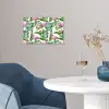 Bladeren - Flamingo - Bloemen - Jungle poster papier klein -sfeer3