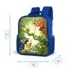 Dieren in de jungle Kinderrugzak - Blauw middel -productfoto_formaten