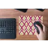 Retro - Floraal - Paars muismat rubber klein 262 -toetsenbord