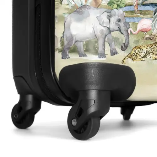 Jungle in de maneschijn Koffer - NBS - Handbagage middel -wiel