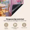 Pink - City - Bloemen Inductie beschemer met haakjes klein -ky-onderkant-nl