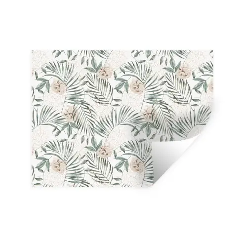 Boho - Jungle - Bloemen - Bladeren Muursticker klein -3d