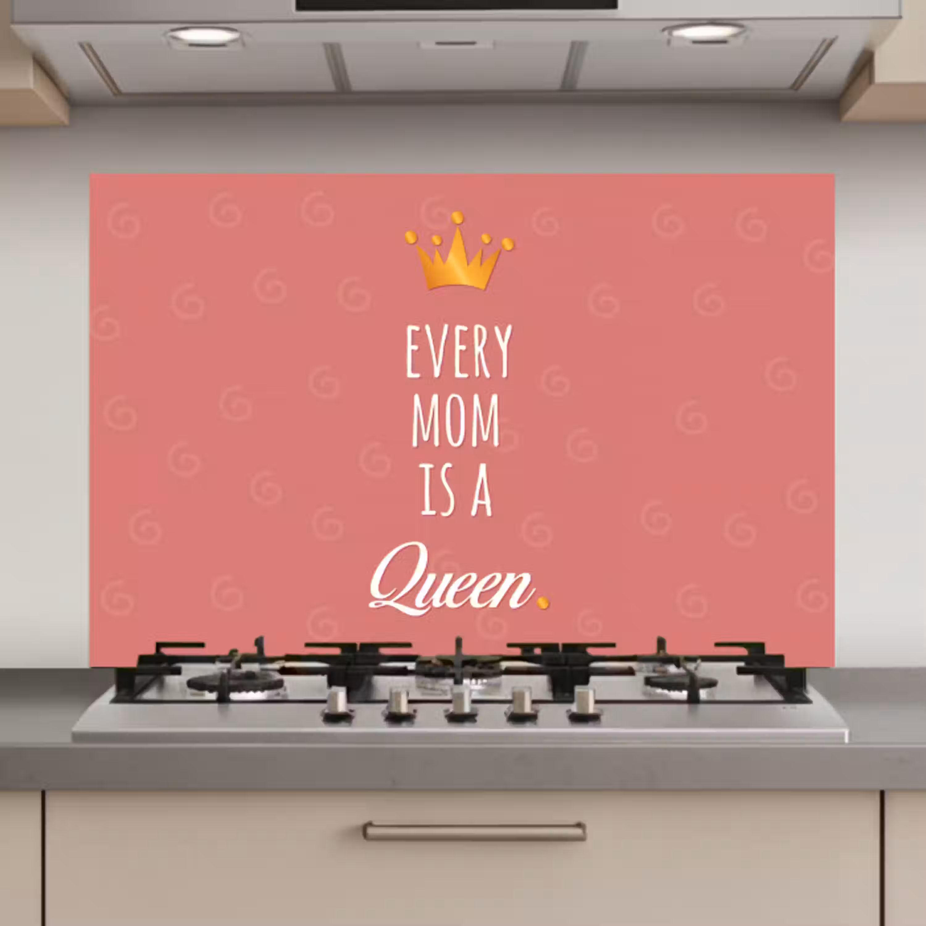 Spreuken - Every mom is a queen - Quotes - Mama keuken achterwand spatscherm klein -3d_website