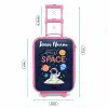 Astronaut - Quote - Planeten - Sterren Kinderkoffer - Roze klein -productfoto_formaten
