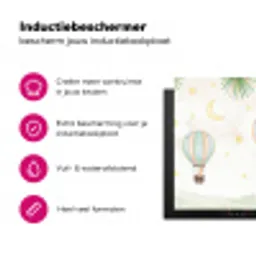 Aquarel - Luchtballonnen - Pastel Inductie beschermer vinyl 3mm klein -wsfeer2_website
