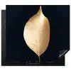 Solitair blad in goud Inductie beschermer vinyl 3mm middel -3d
