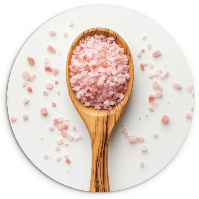 Lepel - Zout - Roze KitchenYeah - Keuken - Wandcirkel Forex klein -3d