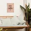 Zomer - Quote - Strepen tuinposter los doek klein -sfeer7