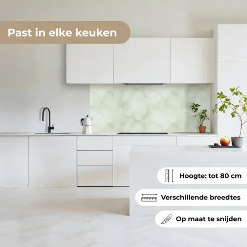 Groen - Marmer - Aders keuken achterwand 2 middel 871 -sfeer4_NL