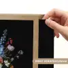 Pastel - Bloemen - Glazen - Vaas Light Box met batterij (Wandlamp) middel -USP_websiteprintNL
