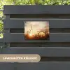 Gouden Graanveld bij Zonsopgang tuinposter los doek klein -sfeer3