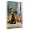 Kerstsfeer - Stadsplein - Kleurrijk plexiglas 5mm klein -zzzproduct_nieuw