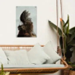 Kaketoe - Vogel - Brons tuinposter los doek klein -sfeer7