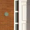 Olijfgroen - Klassiek Naambord Rond klein -sfeer3-rond-XS