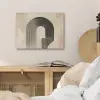 Boog -  Strepen - Minimalistisch - Zwart PET vilt klein -sfeer3