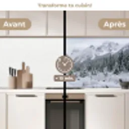 Weg - Bergen - Sneeuw - Naaldbos - Avontuurlijk keuken achterwand 2 middel -voor-na2_FR