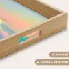 Zomerlicht - Strand - Fonkelende accenten Dienblad Rechthoek middel -USP_HandgreepFR