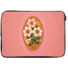 Illustratie - Bloemen - Rand - Roze laptophoes neopreen klein -zkaufland3dotto