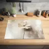 Bloem - Beige - Verf - Schaduw Inductie beschermer vinyl 3mm klein -sfeer5