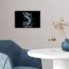 Vis - Koi - Zwart - Water poster papier klein -sfeer3