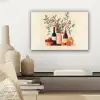 Wijnflessen - Takken - Sinaasappels canvas 2cm klein -sfeer6