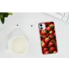 Aardbei - Fruit - Rood Telefoonhoesje iPhone 11 klein -oordop11