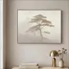 Boom - Oosterse stijl - Landschap Textielframe zwart klein -sfeer2