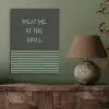 Quote - Groen - Grill - Zomer PET vilt klein -sfeer2