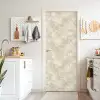 Beige - Reliëfstructuur - Natuursteen deurposter klein 289 -sfeer5