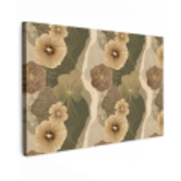 Abstract - Modern - Groen canvas 2cm klein 34 -z3d
