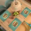 Hamburger - Illustratie - Sla - Kaas Placemat vinyl groot -zzsfeer5_Kitchenyeah-website