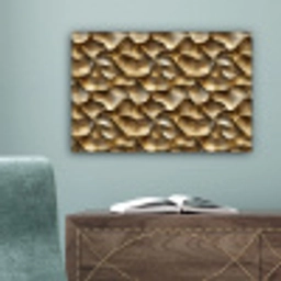 Abstract - Antiek - Goud canvas 2cm klein 34 -sfeer4