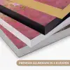 Boom - Roze - Goud - Modern Textielframe zwart klein -USP_kleurenNL