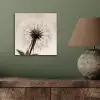 Paardenbloem - Minimalistisch - Wit aluminium wit klein -sfeer2