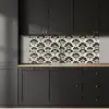 Abstract - Patroon - Zwart keuken achterwand 2 middel 871 -sfeer1