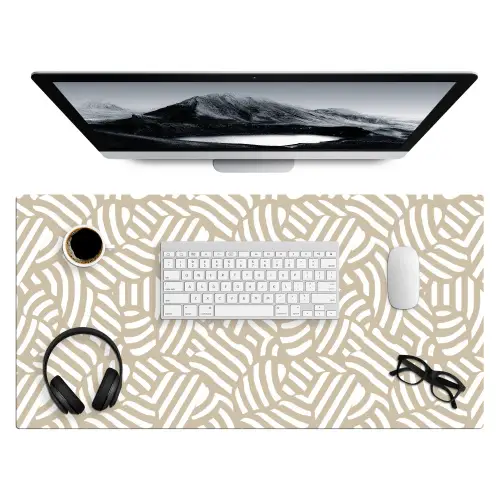 Abstract - Modern - Beige Muismat XXL klein 681 -3d