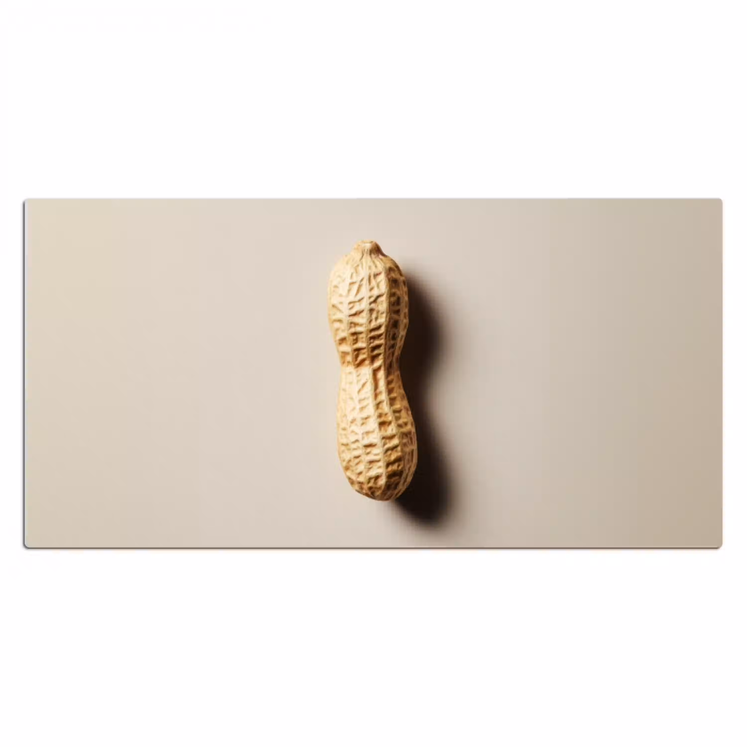 Pinda - Ruw - Beige Muismat XXL klein -3d_leeg