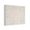 Decoratief - Labyrint - Beige PET vilt klein -3d