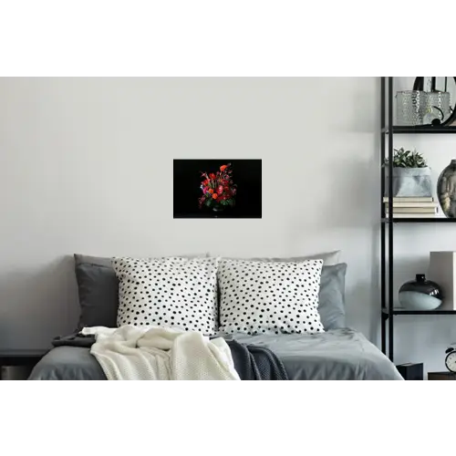 Bloemen - Boeket - Sierlijk Muursticker klein -slaapkamer