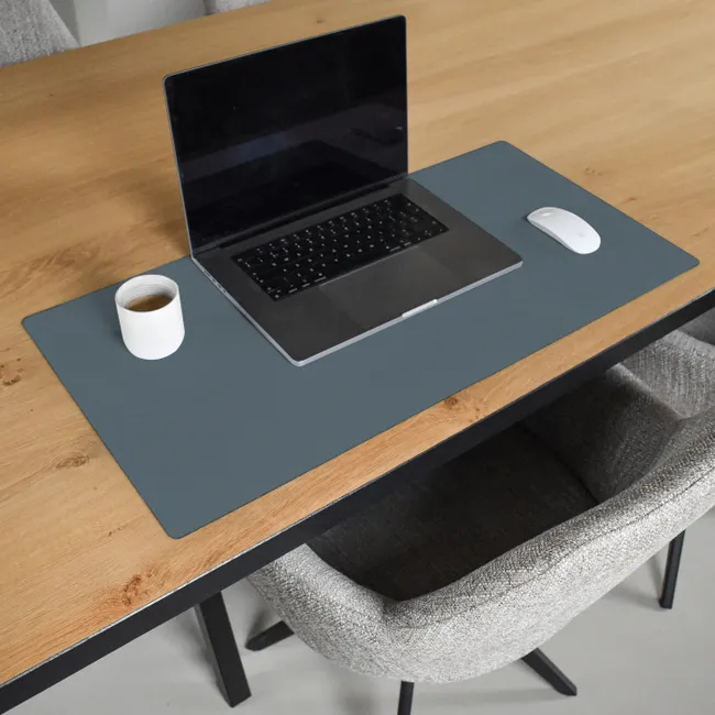 Kleuren - Blauw - Interieur Muismat XXL klein -sfeer1