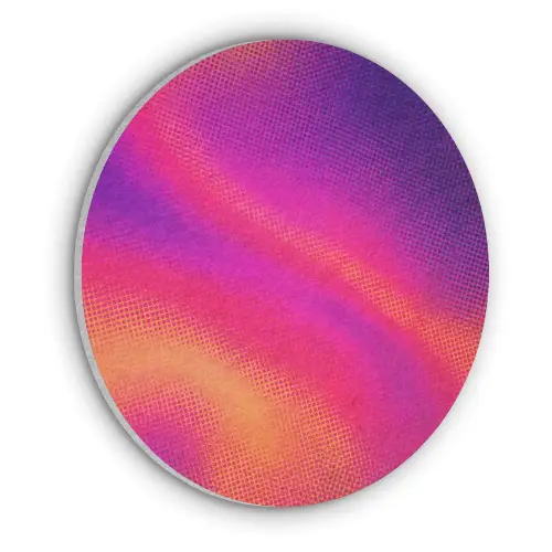 Abstract - Patroon - Kleurverloop Akoestische PET Vilt - Rond klein -3d