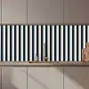 Verticale strepen - Blauw - Crème keuken achterwand 2 middel 871 zz_3dshopping