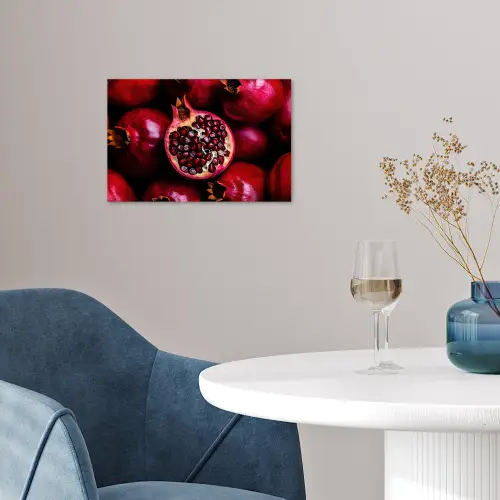 Granaatappel - Rood - Fruit poster papier klein -sfeer3