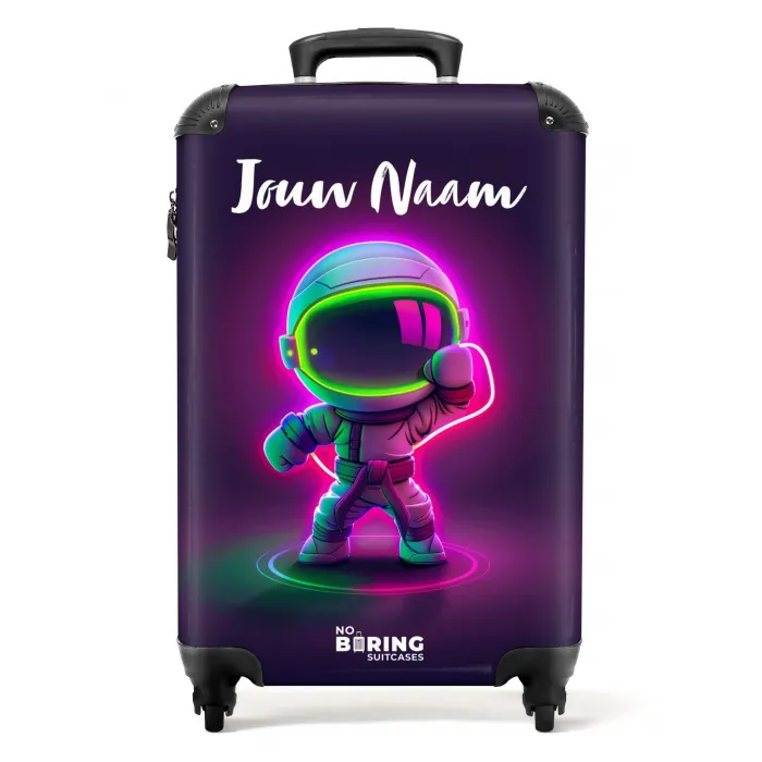 Space karate NBS - Handbagage koffer - Kinderen Unisex middel -productfoto_recht