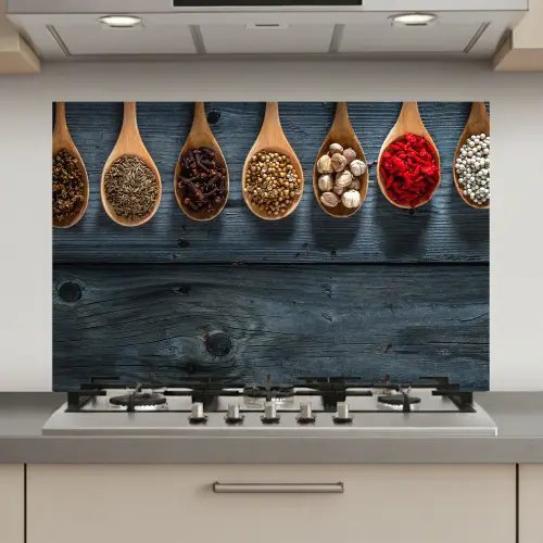 Houten Lepels Harmonie keuken achterwand spatscherm klein -3d_website