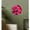 Rozen - Pink - Bloem Wandcirkel behangsticker klein -sfeer2