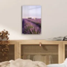 Lavendel - Landschap - Sereen - Paars plexiglas 5mm klein -sfeer4