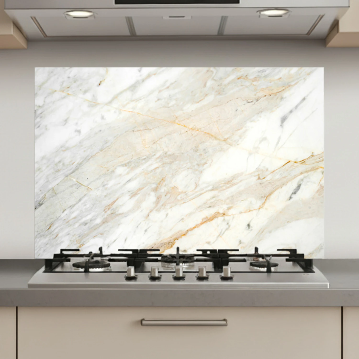 Zwart-wit foto van marmer keuken achterwand spatscherm klein -3d_website