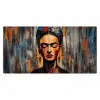 Portret - Vrouw - Bloemen Muismat XXL klein -3d_leeg